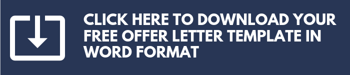 Download offer letter template