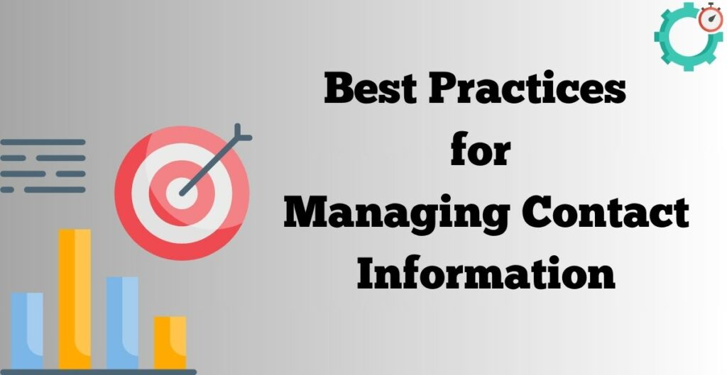 best practices for managing contact information