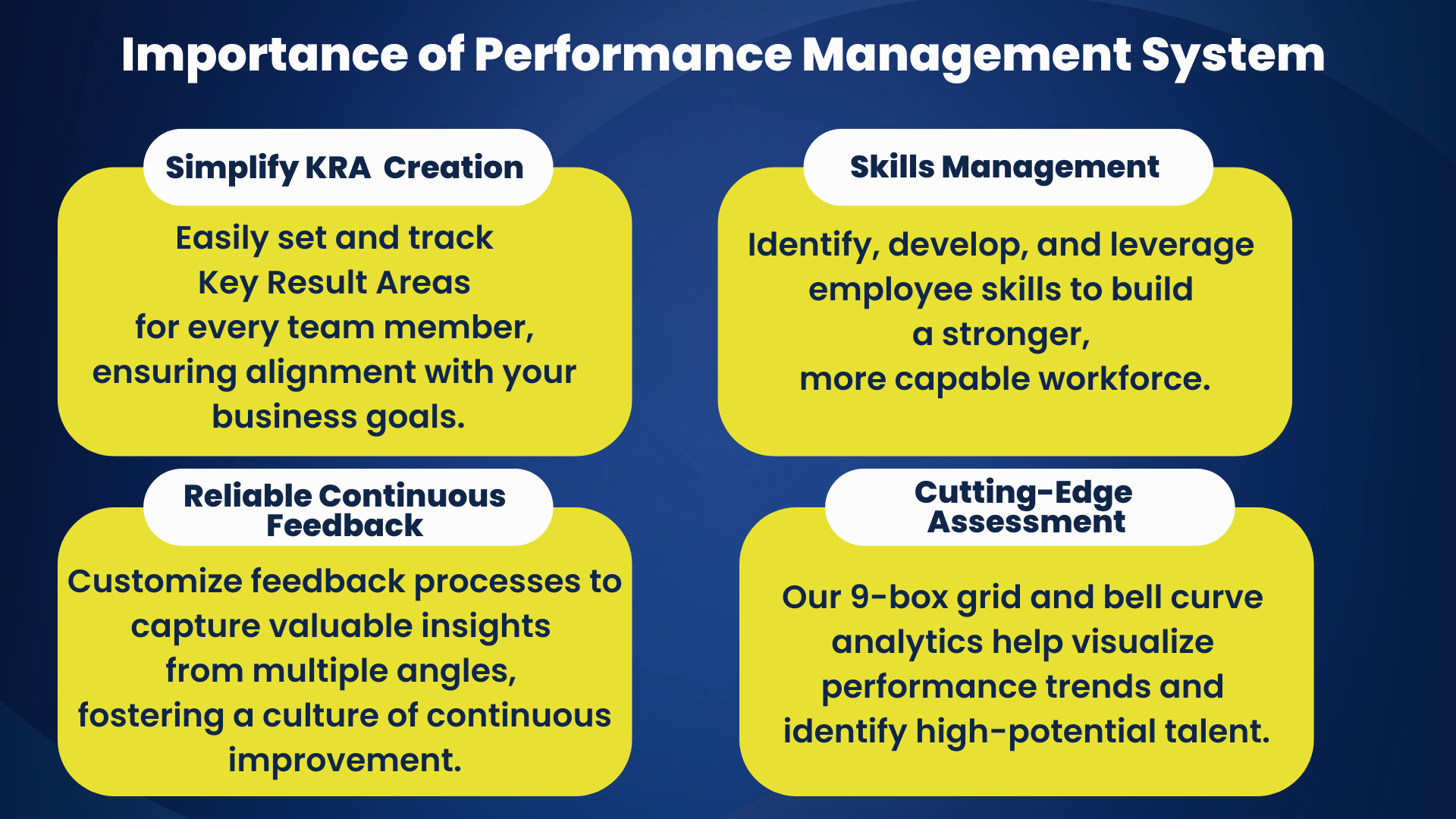 Performance management system 