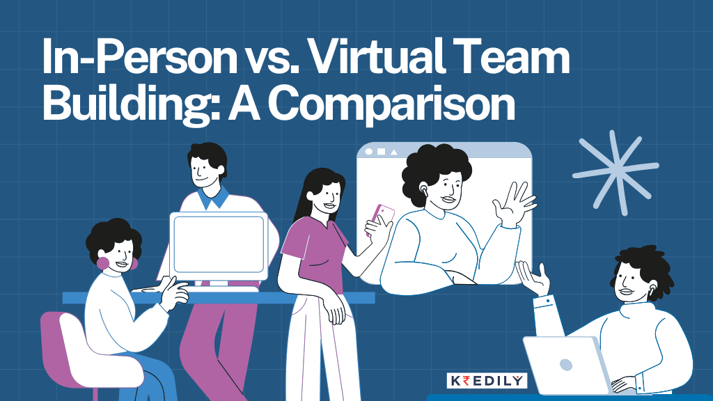 A comparison between In person and Virtual team