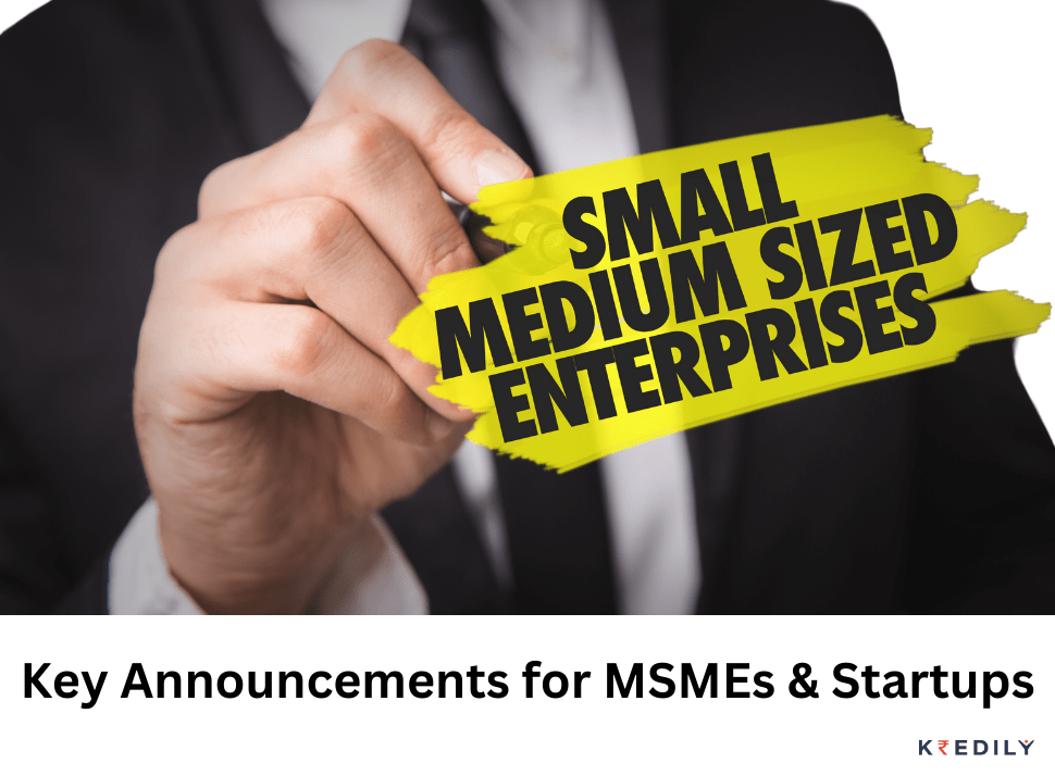 Key Announcements for MSME in the union budget 2025