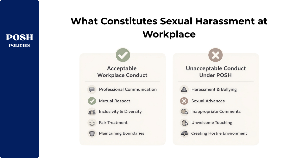 Workplace boundaries and impact concept under POSH policy