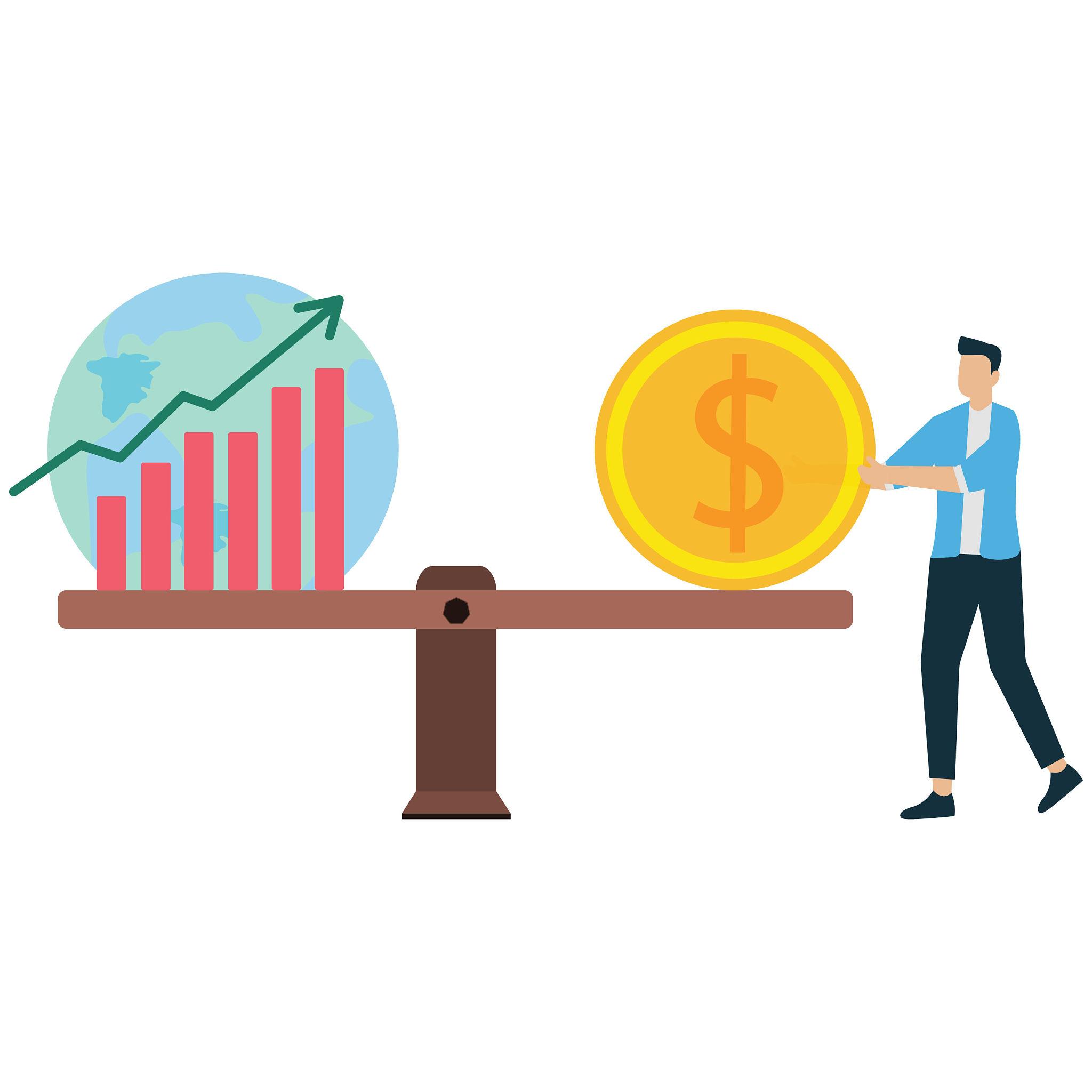 Economic balance between growth and financial stability for businesses in India