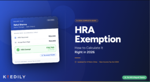 HRA exemption calculation guide for salaried employees and HR teams in India